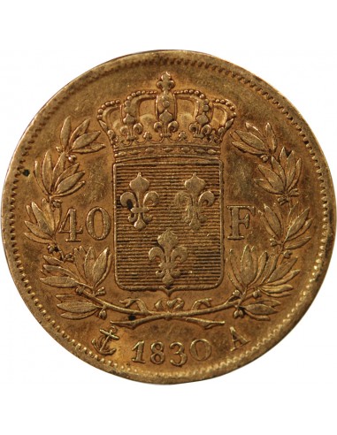 CHARLES X﻿ - 40 FRANCS OR 1830 A PARIS﻿