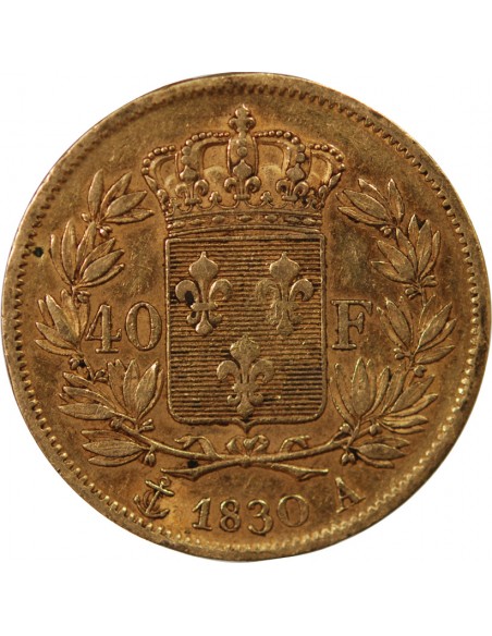 CHARLES X﻿ - 40 FRANCS OR 1830 A PARIS﻿