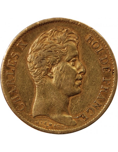 CHARLES X﻿ - 40 FRANCS OR 1830 A PARIS﻿