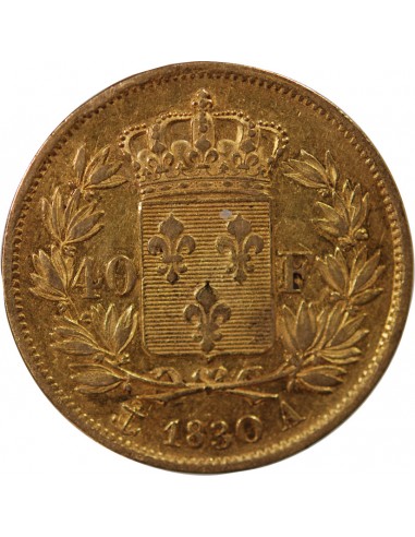 CHARLES X﻿ - 40 FRANCS OR 1830 A PARIS﻿