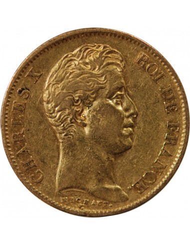 CHARLES X﻿ - 40 FRANCS OR 1830 A PARIS﻿