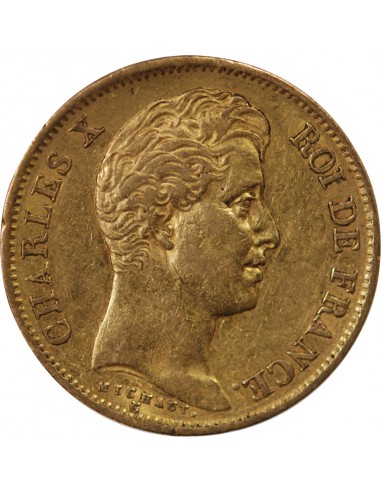 CHARLES X﻿ - 40 FRANCS OR 1830 A PARIS﻿