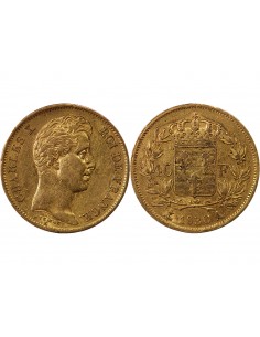 CHARLES X﻿ - 40 FRANCS OR 1830 A PARIS﻿ 2