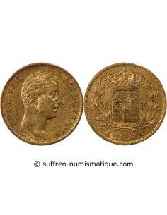 CHARLES X﻿ - 40 FRANCS OR 1830 A PARIS﻿
