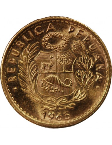 PEROU - 10 SOLS OR 1965 LIMA