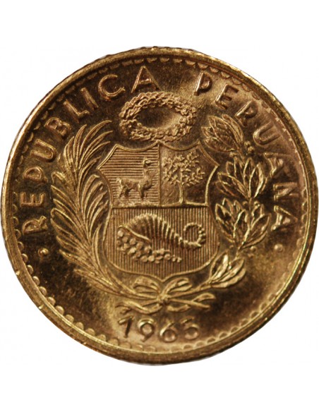 PEROU - 10 SOLS OR 1965 LIMA