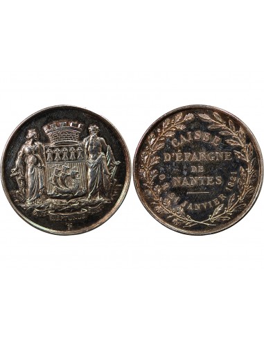 CAISSE D'EPARGNE DE NANTES - JETON ARGENT, 21 JANVIER 1821