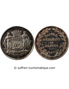 CAISSE D'EPARGNE DE NANTES - JETON ARGENT, 21 JANVIER 1821