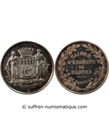 CAISSE D'EPARGNE DE NANTES - JETON ARGENT, 21 JANVIER 1821