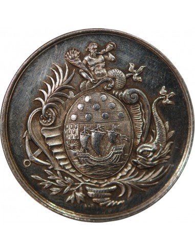 CAISSE D'EPARGNE DE LORIENT - JETON ARGENT poinçon Corne (après 1879)