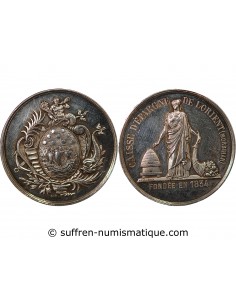 CAISSE D'EPARGNE DE LORIENT - JETON ARGENT poinçon Corne (après 1879)