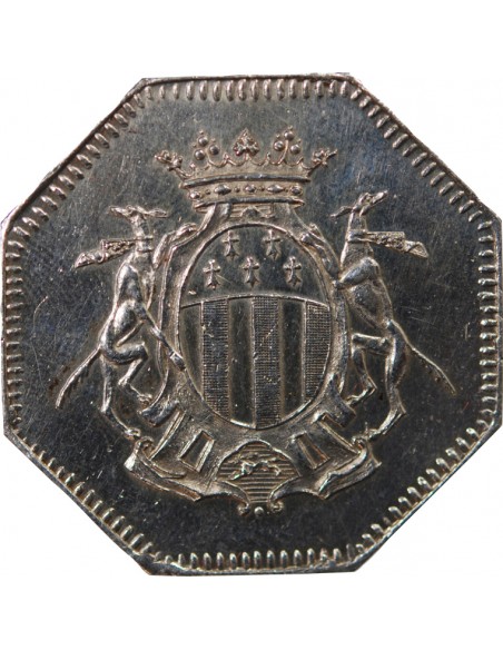 CAISSE D'EPARGNE DE RENNES - JETON ARGENT poinçon Corne (après 1879)