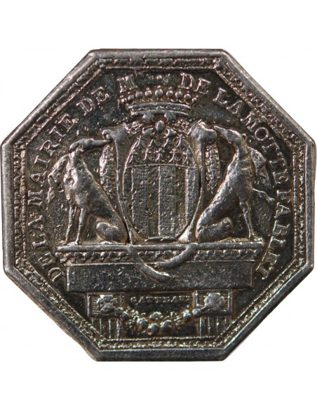 NOBLESSE DE BRETAGNE - YVES DE LA MOTTE FABLET, MAIRE DE RENNES - JETON ARGENT n.d. (c.1788)
