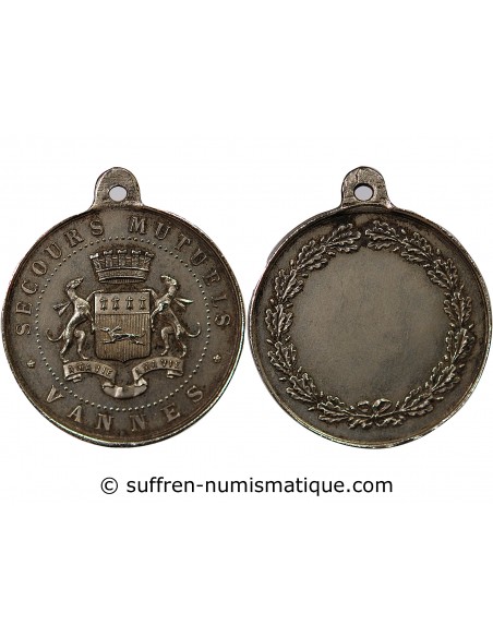 SECOURS MUTUELS DE VANNES - MEDAILLE ARGENT