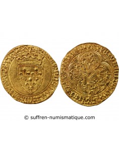 CHARLES VI LE FOU - ECU D'OR A LA COURONNE, 1420-1423