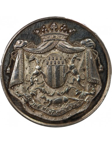 1 jeton Argent Poinçon Corne (après 1879) 9 Rennes