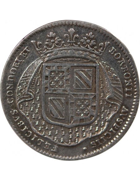 ETATS DE BOURGOGNE, LE PRINCE DE CONDÉ ET LE DUC DE BOURBON - JETON ARGENT 1694