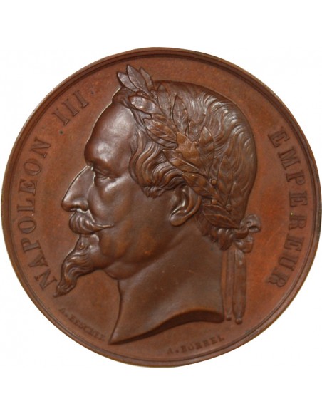 ENSEIGNEMENT DU DESSIN, NAPOLEON III - MEDAILLE 1867