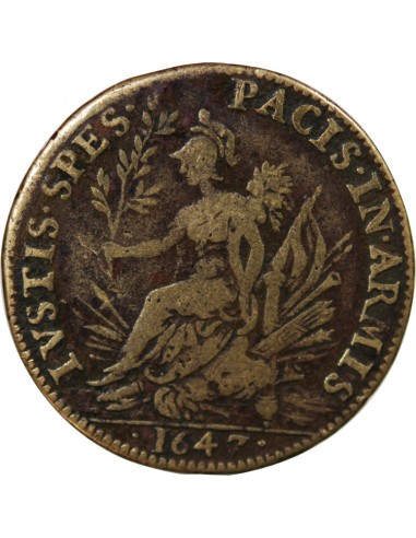 CHAMBRE DES COMPTES DE BRETAGNE – JETON LAITON 1647 NANTES
