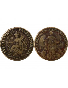 CHAMBRE DES COMPTES DE BRETAGNE – JETON LAITON 1647 NANTES 2