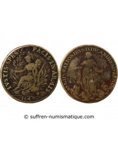 CHAMBRE DES COMPTES DE BRETAGNE – JETON LAITON 1647 NANTES