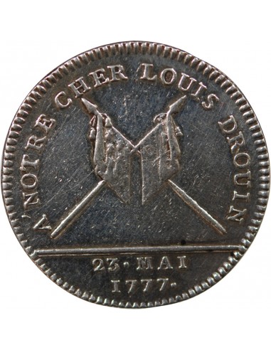 CHAMBRE DE COMMERCE DE NANTES, LOUIS DROUIN - JETON ARGENT 1777
