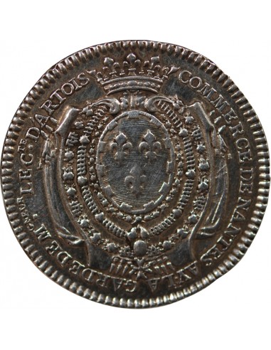 CHAMBRE DE COMMERCE DE NANTES, LOUIS DROUIN - JETON ARGENT 1777