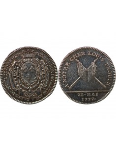 CHAMBRE DE COMMERCE DE NANTES, LOUIS DROUIN - JETON ARGENT 1777 2