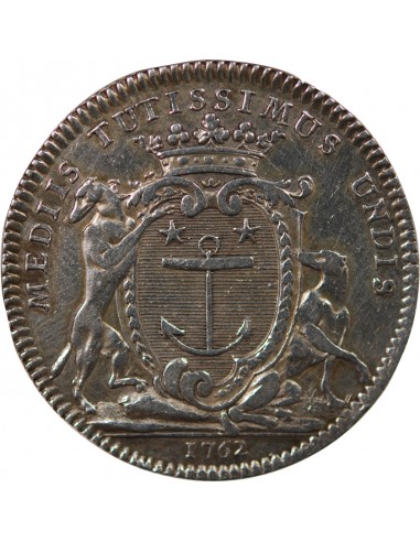 MAIRE DE RENNES - JACQUES JULIEN HEVIN - JETON ARGENT 1762
