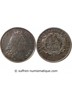 CORPORATIONS DES MARCHANDS EPICIERS APOTIQUAIRES  - JETON ARGENT 1710