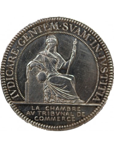 TRIBUNAL DE COMMERCE DE NANTES - JETON ARGENT, SANS POINCON CORNE