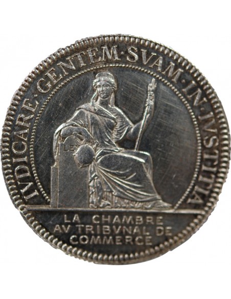 TRIBUNAL DE COMMERCE DE NANTES - JETON ARGENT, SANS POINCON CORNE