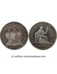 TRIBUNAL DE COMMERCE DE NANTES - JETON ARGENT, SANS POINCON CORNE
