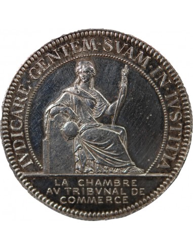 TRIBUNAL DE COMMERCE DE NANTES - JETON ARGENT, SANS POINCON CORNE