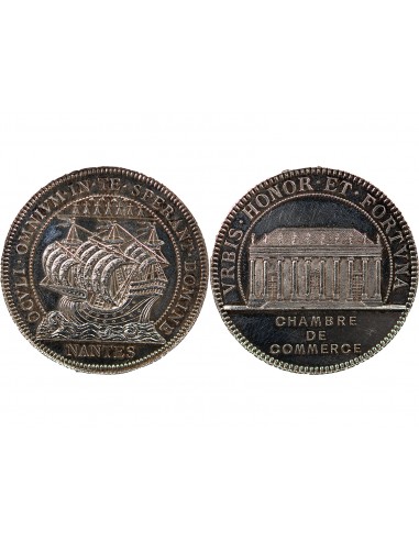 TRIBUNAL DE COMMERCE DE NANTES - JETON ARGENT, SANS POINCON CORNE