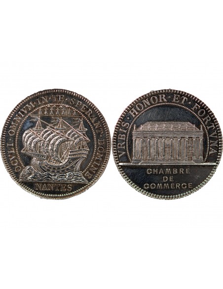 TRIBUNAL DE COMMERCE DE NANTES - JETON ARGENT, SANS POINCON CORNE