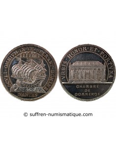 TRIBUNAL DE COMMERCE DE NANTES - JETON ARGENT, SANS POINCON CORNE