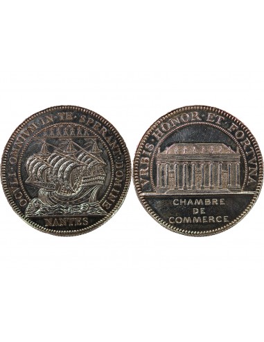 TRIBUNAL DE COMMERCE DE NANTES - JETON ARGENT, SANS POINCON CORNE