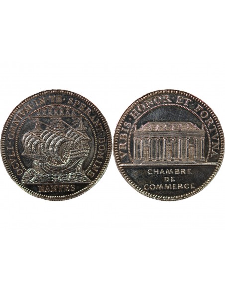 TRIBUNAL DE COMMERCE DE NANTES - JETON ARGENT, SANS POINCON CORNE