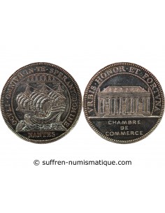 TRIBUNAL DE COMMERCE DE NANTES - JETON ARGENT, SANS POINCON CORNE