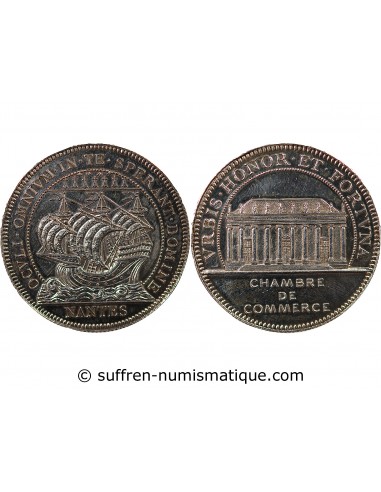 TRIBUNAL DE COMMERCE DE NANTES - JETON ARGENT, SANS POINCON CORNE