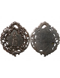 AURAY, BASILIQUE ET SANCTUAIRE DE SAINTE-ANNE - MEDAILLE SOUVENIR ARGENT 2