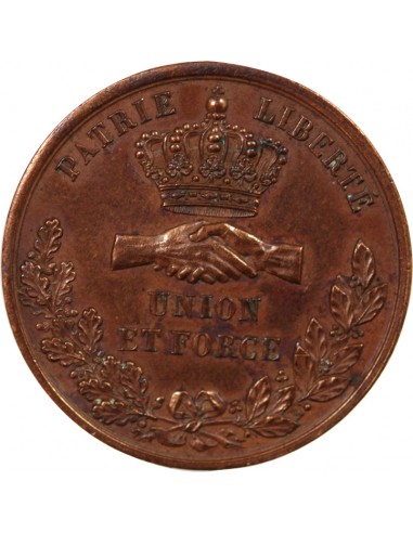 SECONDE REPUBLIQUE, FÊTE NATIONALE DE NANTES - MEDAILLE CUIVRE 1851