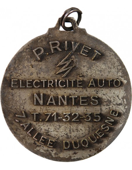 ETS. P. RIVET, ELECTRICITE AUTO, NANTES - MEDAILLE ARGENT - ANNE DE BRETAGNE