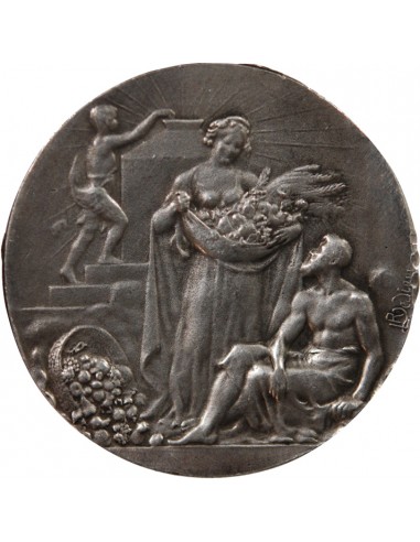 CAISSE D'EPARGNE DE VANNES - JETON ARGENT - POINCON CORNE (après 1879)