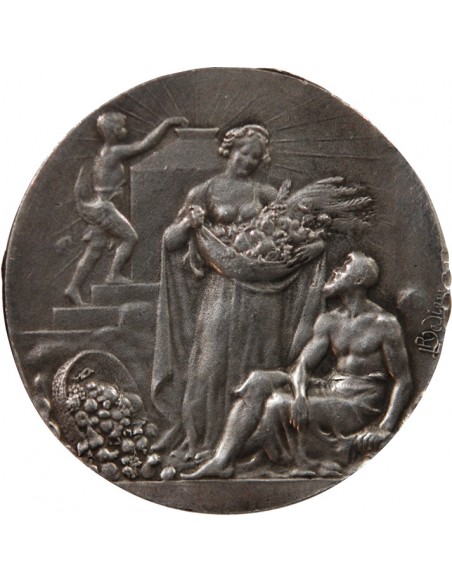 CAISSE D'EPARGNE DE VANNES - JETON ARGENT - POINCON CORNE (après 1879)