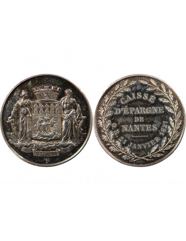 CAISSE D'EPARGNE DE NANTES - JETON ARGENT, 21 JANVIER 1821