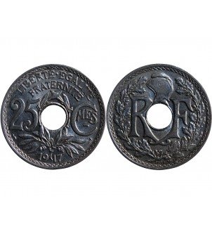 LINDAUER - 25 CENTIMES 1917 SOULIGNE 2