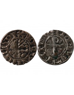DUCHÉ DE BRETAGNE, JEAN II - DENIER 1286 / 1305 NANTES 2