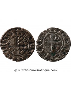 DUCHÉ DE BRETAGNE, JEAN II - DENIER 1286 / 1305 NANTES